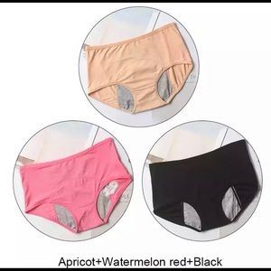 3 Leak Proof Menstrual Underwear